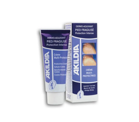 Crème multi-protectrice Akildia pied diabétique - tube de 75 ml