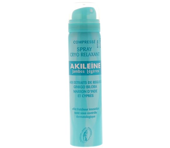 Spray cryo relaxant jambes légères Akileïne - spray de 75 ml - image 1