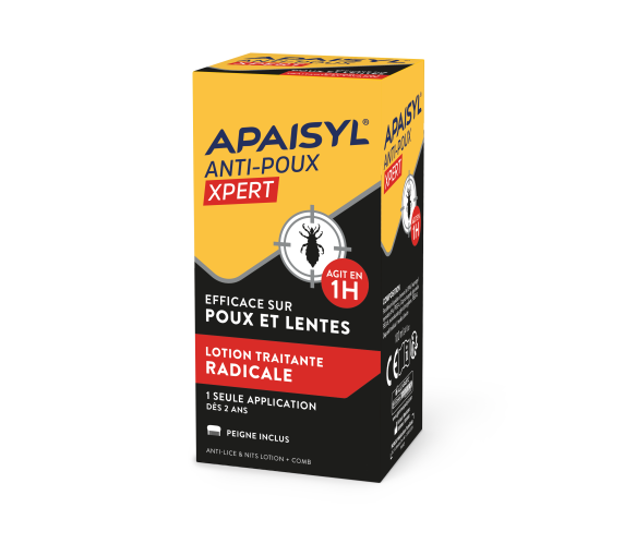 Apaisyl Xpert 100% radical' lentes & poux - flacon de 100 ml + peigne