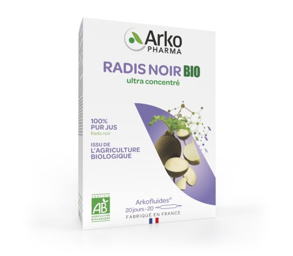 Arkofluides radis noir Arkopharma - Boîte de 20 ampoules - image 1