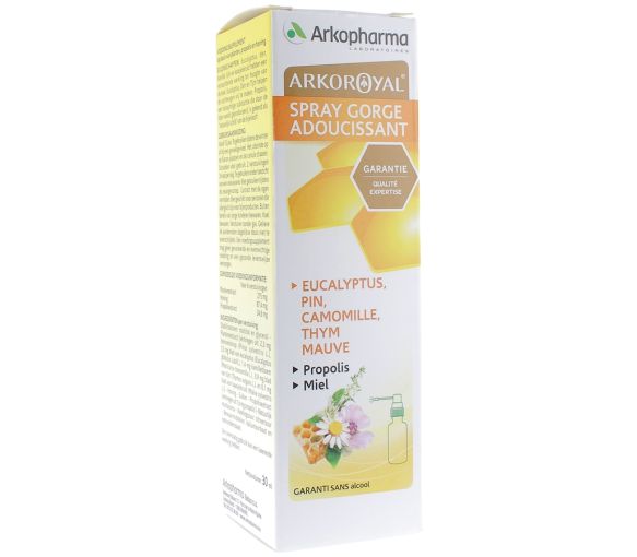 Arko royal spray gorge action adoucissante Arkopharma - spray de 30 ml