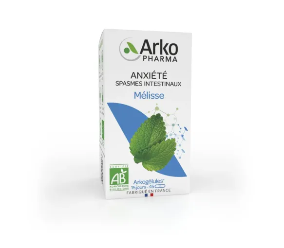 Arkogélules Mélisse bio Arkopharma - boite de 45 gélules - image 1