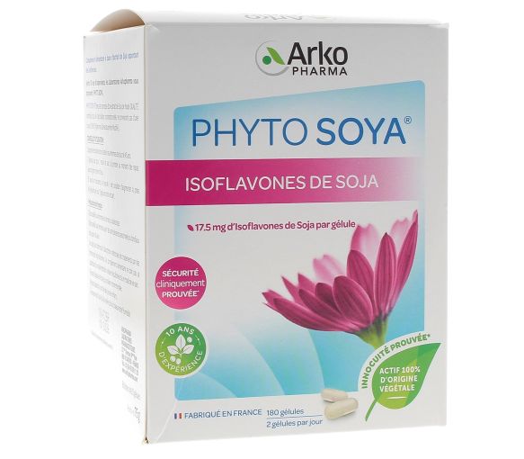 Phyto soya 17,5mg Arkopharma - boîte de 180 gélules