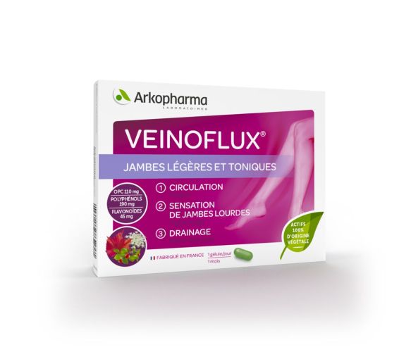 Veinoflux jambes légères et toniques Arkopharma - image 1