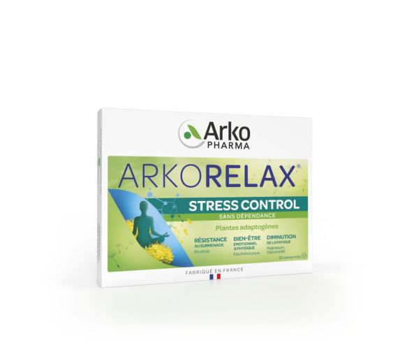 Arkorelax Stress control Arkopharma - boite de 30 comprimés - image 1