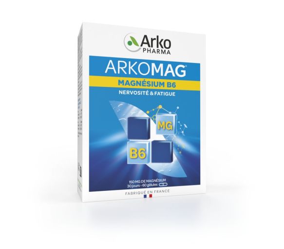Arkomag Magnésium B6 Arkopharma - boîte de 60 gélules - image 1