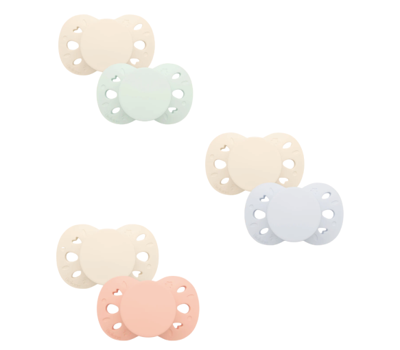 Sucettes anatomique 6-18 mois unies Biolane - lot de 2 sucettes - image 1