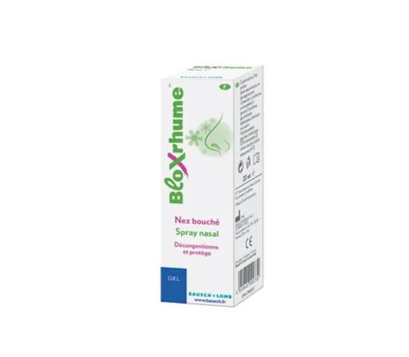 Bloxrhume spray nasal protecteur et décongestionnant Bausch&Lomb - spray de 20 ml