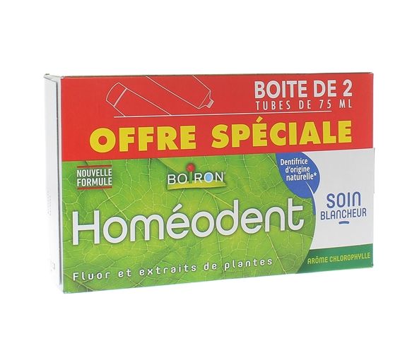 Homéodent soin blancheur goût chlorophylle Boiron - image 1