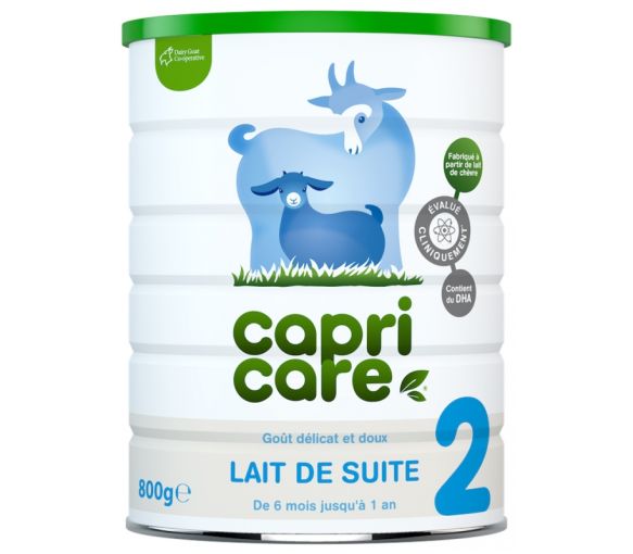 Lait de suite 2 6 mois à 1 an Capricare - pot de 800 g - image 1