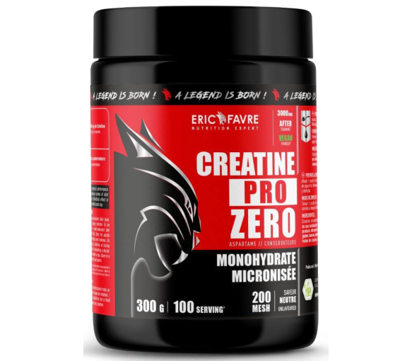 Creatine pro zero Eric Favre - pot de 300g - image 1