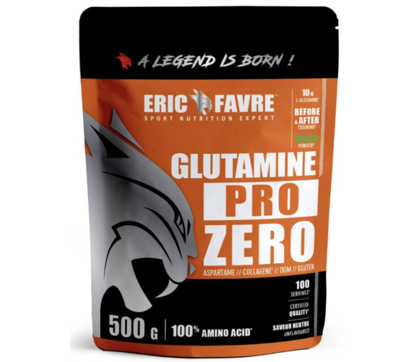 Glutamine pro zéro saveur naturel Eric Favre - sachet de 500g - image 1