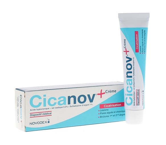 Cicanov+ crème cicatrisante Novodex - tube de 25g