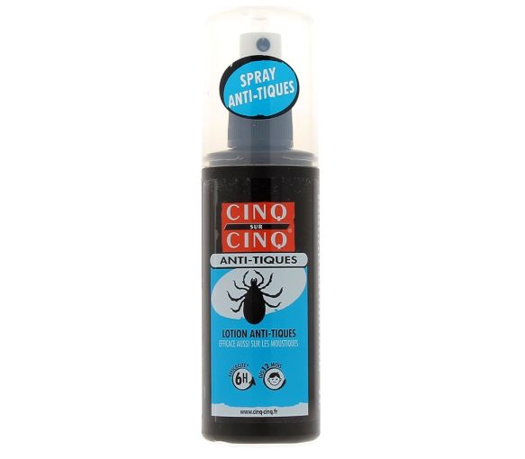 Cinq sur Cinq Spray anti-tiques - spray de 100 ml