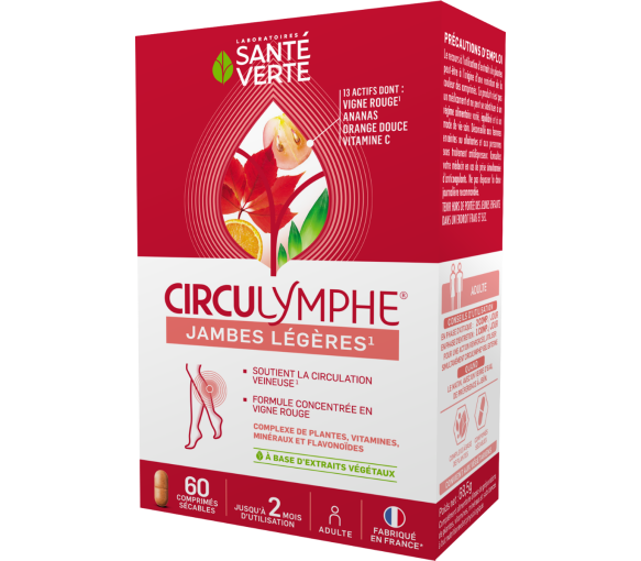 Circulymphe comprimé jambes lourdes Santé verte - image 2