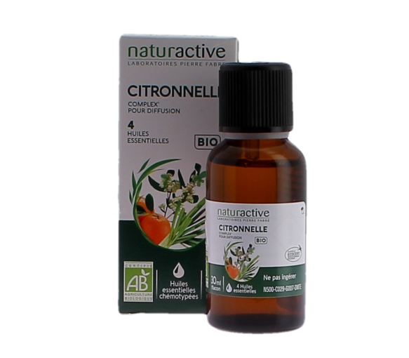 Complex' diffusion Citronnelle bio Naturactive - flacon de 30 ml - image 1