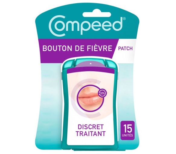 Patch invisible bouton de fièvre Compeed - boîte de 15 patchs