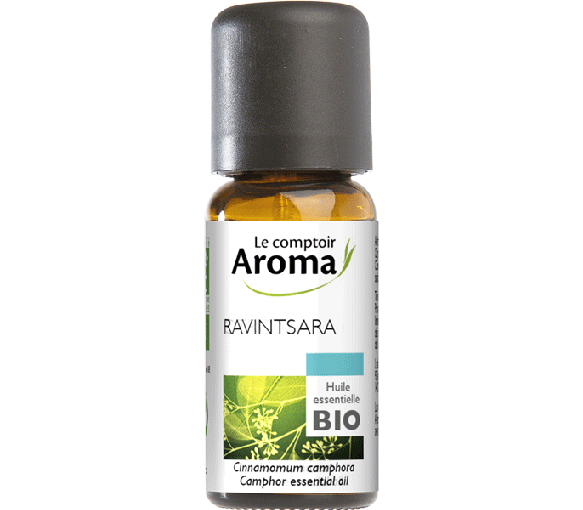 Huile essentielle de Ravintsara Le comptoir Aroma - flacon de 10 ml