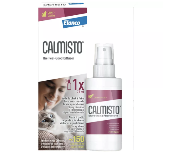 Calmisto spray bien-être pour chat Elanco - spray de 75ml