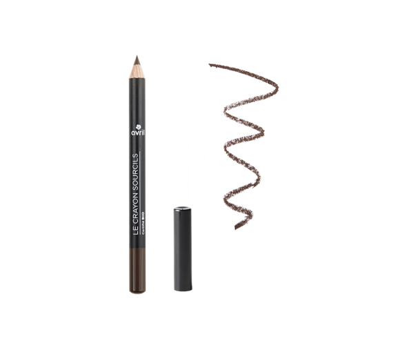 Crayon sourcils bio Avril - crayon de 3g - Brun