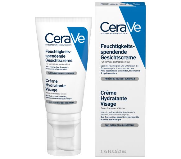 Crème hydratante visage CeraVe - tube de 52 ml - image 1