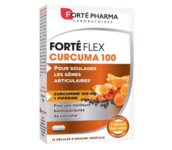 Curcuma 100 Forté Pharma - boîte de 15 gélules