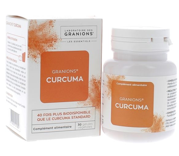 Curcuma Granions - boite de 30 gélules