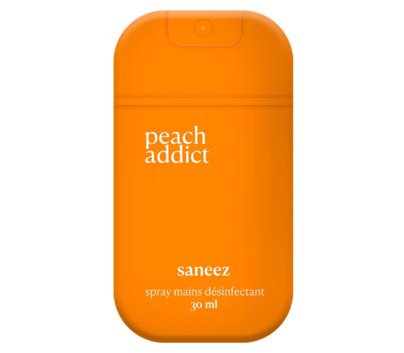 Spray désinfectant peach addict Saneez - spray de 30ml - image 1