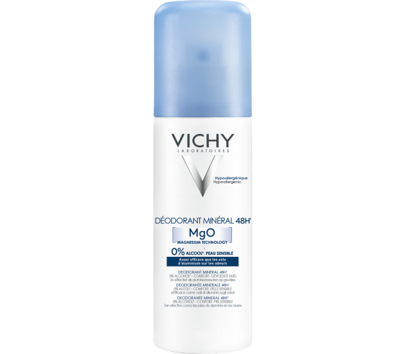 Déodorant Minéral sans sels d'aluminium 48h Vichy - spray de 125 ml
