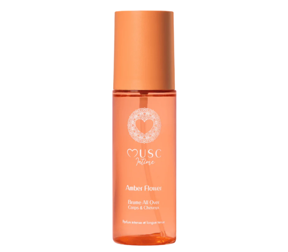 Brume all over corps & cheveux à l’amber flower Musc Intime - spray de 100ml - image 1