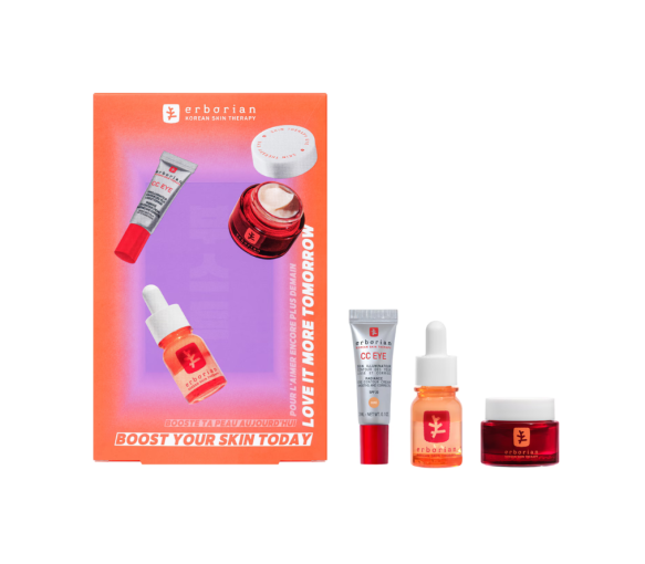 Boost your skin today skin therapy Duo x CC Eye doré Erborian - coffret de 3 produits - image 1