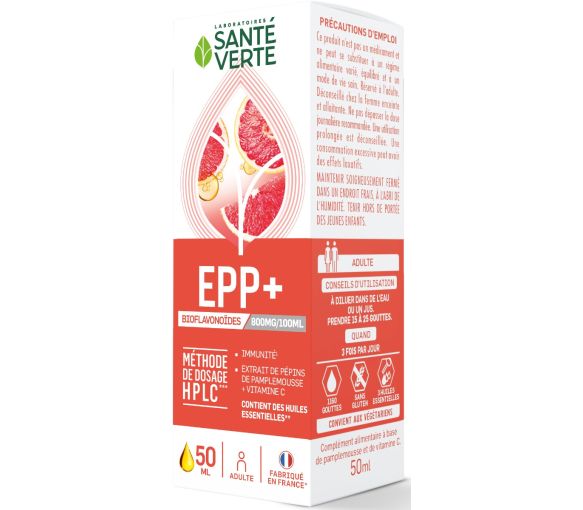 EPP 800+ extrait de pépins de pamplemousse Santé verte - flacon de 50 ml - image 1