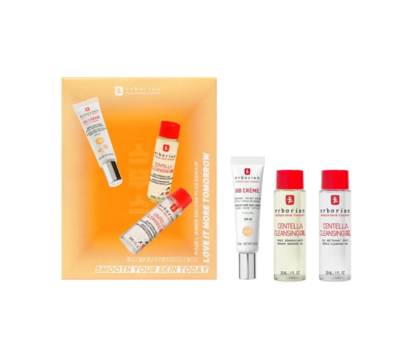 Smooth your skin today BB crème x Centella cleansing duo nude Erborian - coffret de 3 produits - image 1