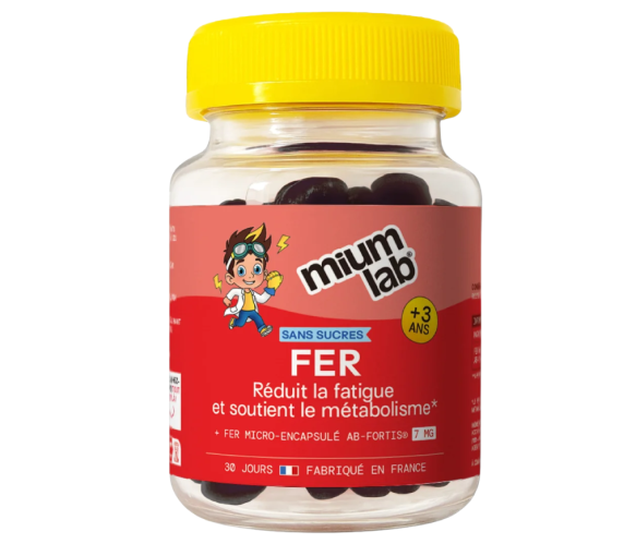 Fer enfants sans sucres Mium Lab - pot de 30 gummies - image 1