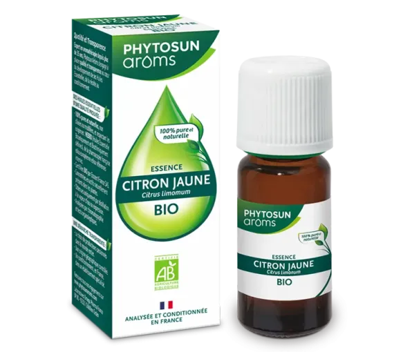 Essence de citron jaune Bio Phytosun arôms - flacon de 10 ml - image 1