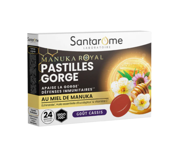 Manuka Royal pastilles gorge Santarome - boite de 24 pastilles - image 1