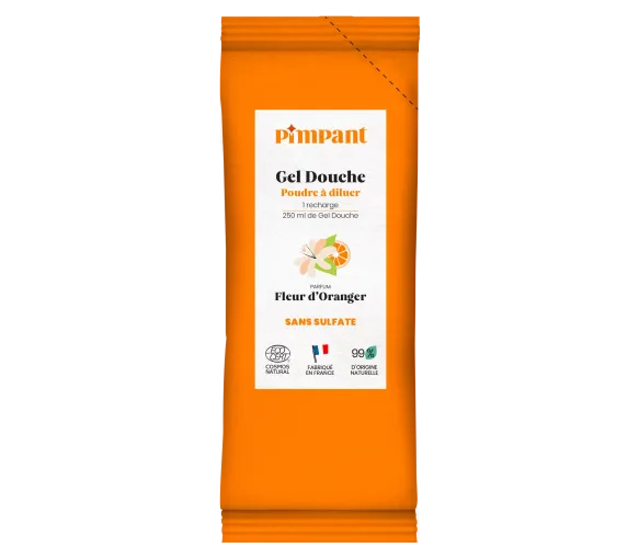Gel douche en poudre à diluer Pimpant - sachet de 25g