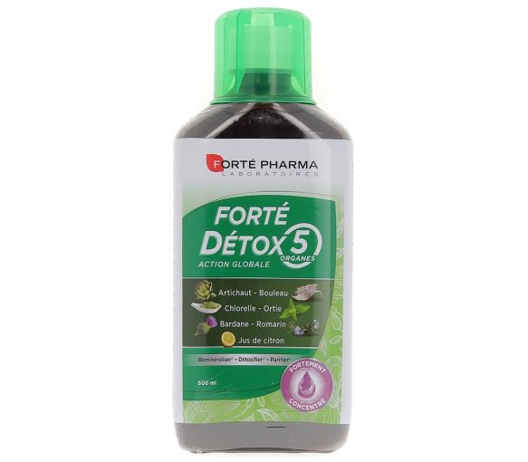 Forte detox 5 organes Forte Pharma - flacon de 500 ml