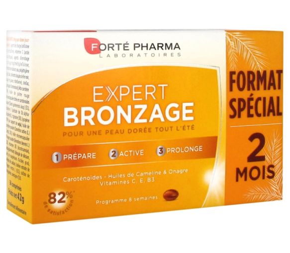 Expert bronzage sublimateur solaire Forté Pharma - boite de 56 comprimés