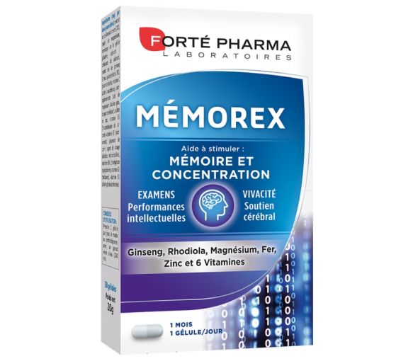 Memorex performances intellectuelles Forté Pharma - boîte de 30 gélules