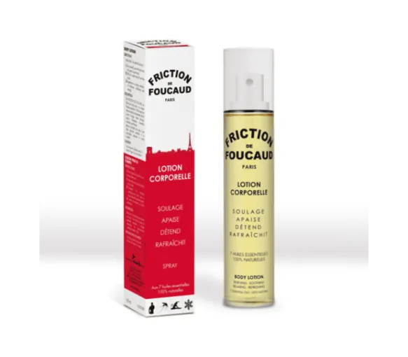Lotion énergisante pour le corps friction de Foucaud - spray de 125 ml - image 1
