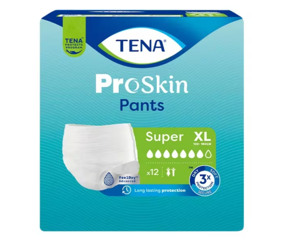 ProSkin super slips absorbants taille XL Tena - paquet de 12 protections