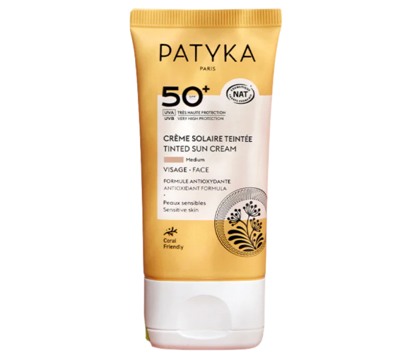 Crème solaire teintée spf50+ Patyka - tube de 40ml