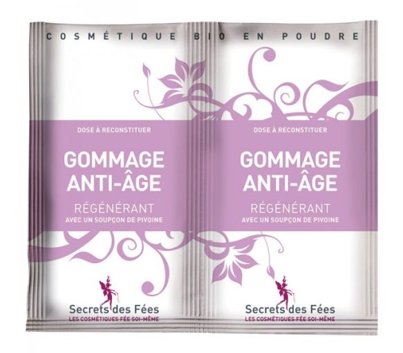 Gommage anti-âge régénérant BIO Secrets des fées - 2 sachets