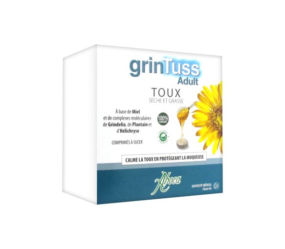 Grintuss adulte comprimés Aboca - boite de 20 comprimés
