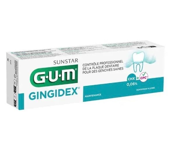 Gingidex dentifrice plaque dentaire Gum - tube de 75ml