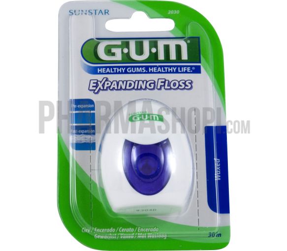Gum expanding Floss fil ciré Gum - 30 mètres