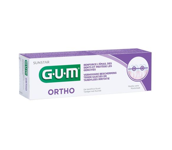 Gum ortho gel dentifrice - tube de 75 ml