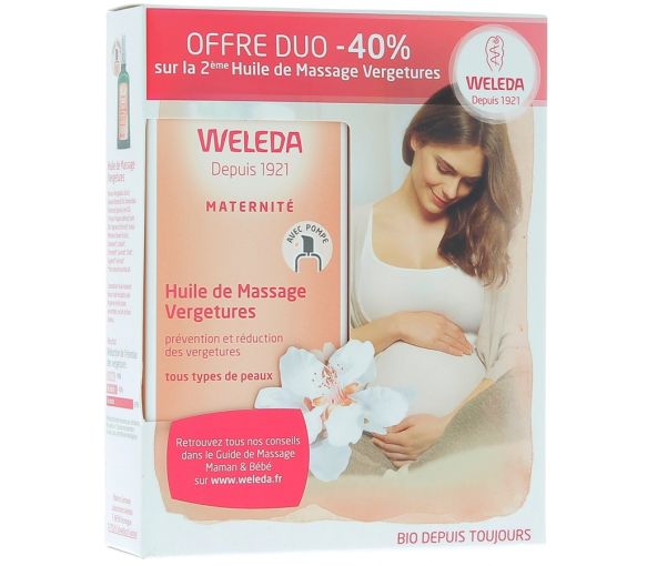 Huile de massage vergetures Weleda - image 1