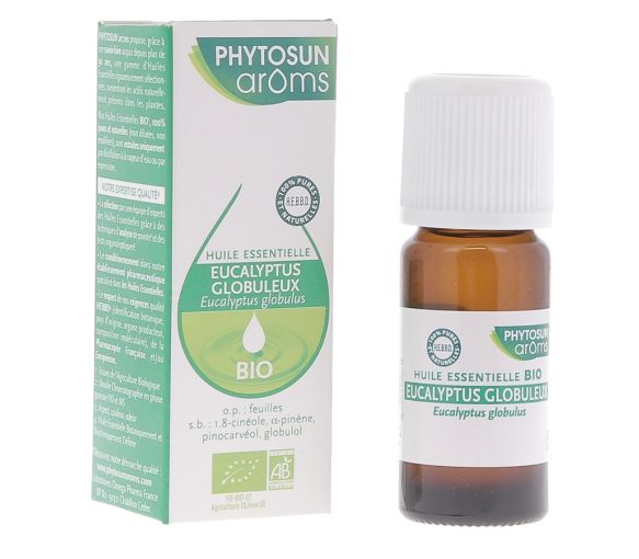 Huile essentielle d'Eucalyptus globulus Bio Phytosun arôms - flacon de 10 ml